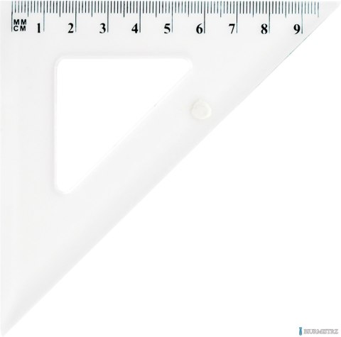 Ekierka szkolna GRAND GR854T 45/10cm przezroczysta 130-1709