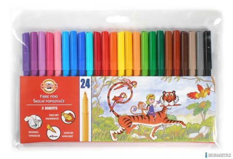 Flamastry 771002/BD04 24 kol. KOH I NOOR