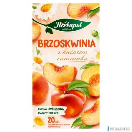 Herbata HERBAPOL Brzoskwinia z kwiatem Rumianku 20tb