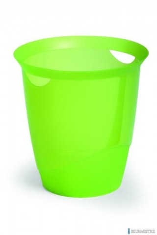 Kosz na śmieci 16l jasnozielony przezroczysty DURABLE 1701710017
