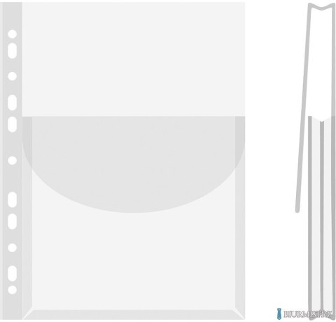 Koszulka na katalog z klapką DONAU A4 krystal 170mic 1775001PL-00