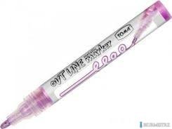 Marker OUTLINE srebrno-różowy TO-404 Toma