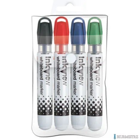 Marker do tablic suchościeralnych UNI PWB-202, zestaw 4 kolory UNPWB202/4C