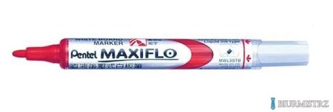 Marker suchościeralny czerwony MWL5MB PENTEL MAXIFLO (z tłoczkiem)