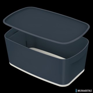 MyBox Cosy mały pojemnik z pokrywką, szary Leitz 52630089