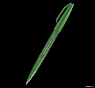 Pisak pędzelkowy do kaligrafii oliwkowy SES15C-D2X PENTEL SALE