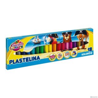 Plastelina 18 kolorów Sweet Colours 90515 KOMA-PLAST