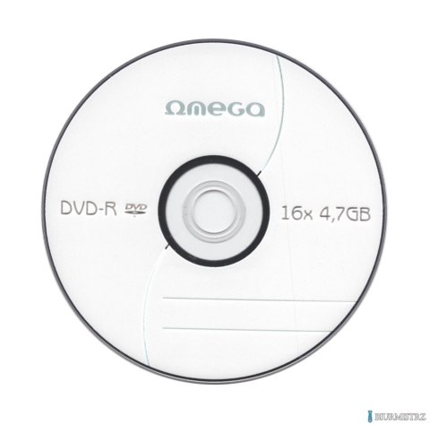 Płyta OMEGA DVD-R 4,7GB 16X KOPERTA (1) OMD16K1- -a