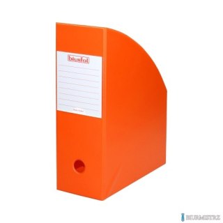 Pojemnik na czasopisma 10cm orange BIURFOL pomarańczowy KSE-36-04