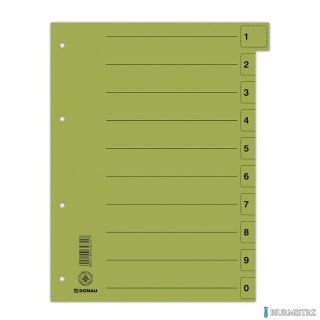 Przekładki oddzielające A4 zie lone z perforacją BIELLA