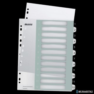 Przekładki plastikowe do nadruku tekstu na kartę, Leitz WOW, 112, biało-czarne 12160000