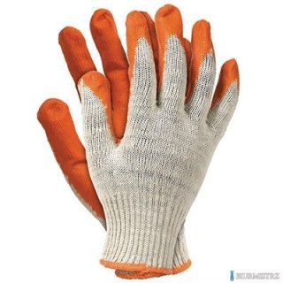 Rękawice Ochronne RU pomarańczowe robocze "wampirki" Rozmiar 9 REIS