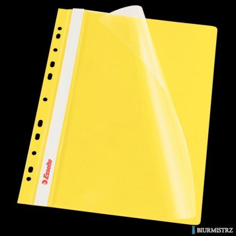 Skoroszyt wpinany ESSELTE żółty 13584 10szt. w folii