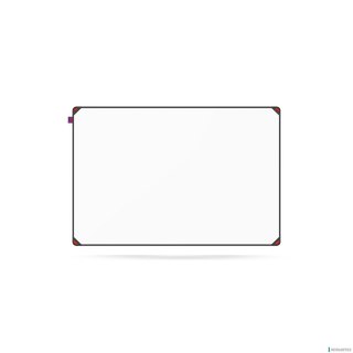 Tablica suchościeralna magnetyczna MemoBe idea EDGE ALL BLACK, powierzchnia biała, rama aluminiowa czarna, 90x60 cm MITM090060.0