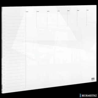 Tablica szklana suchościeralna z planerem tygodniowym Nobo Home 1915602