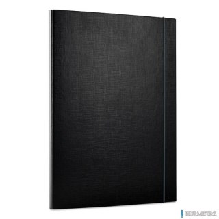 Teczka A4 ECO skrzydłowa z gumką 15mm czarna 21187311-05