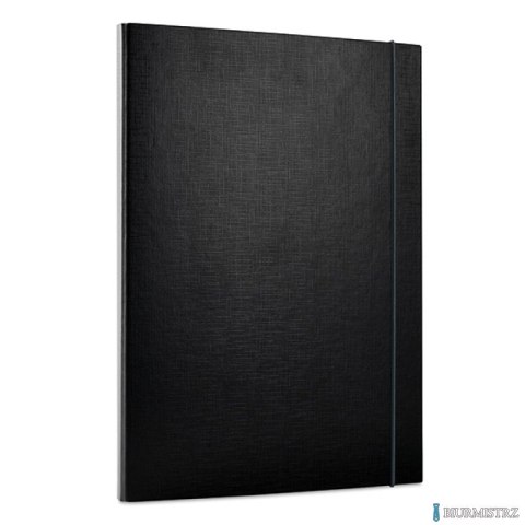 Teczka A4 ECO skrzydłowa z gumką 15mm czarna 21187311-05