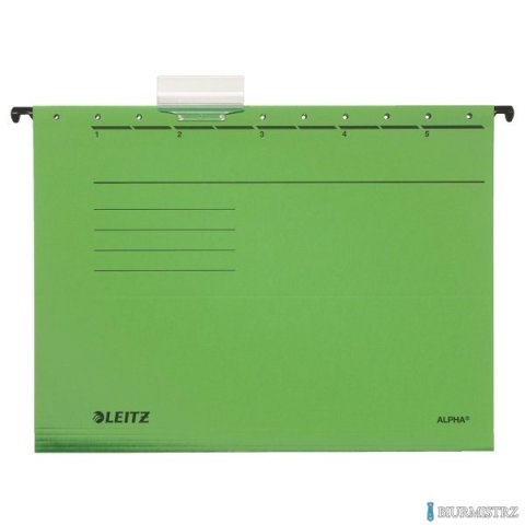 Teczki zawieszane ALPHA, zielony, Leitz 19850155