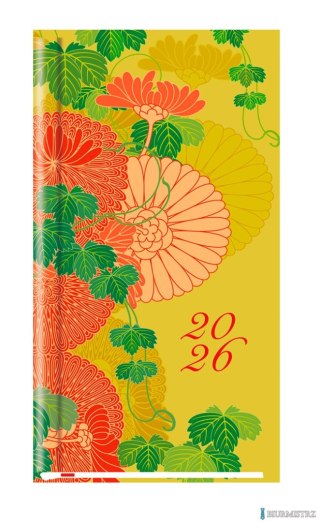 Terminarz Kieszonkowy 90x165mm 2026 Michalczyk i Prokop T-231F-05 kalendarz 1 tydzień na 2 stronach