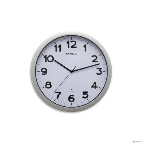 ZEGAR ŚCIENNY MAULstep 40RC SREBRNY 90540/95 ML