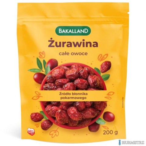Żurawina 200g BAKALLAND