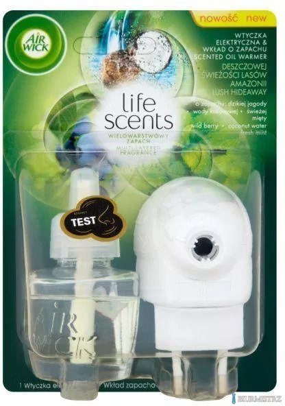AIR WICK odświeżacz Elektryczny komplet 19ml Deszczowa Świeżość Lasów Amazonii 05499
