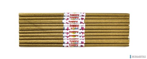 Bibuła marszczona 50x200cm, złoty, 10 szt., HAPPY COLOR, HA 5020-11