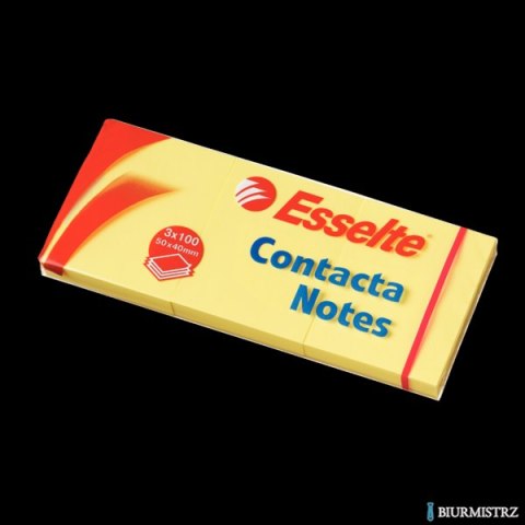 Bloczki samoprzylepne ESSELTE 40x50mm żółte 400k 83012