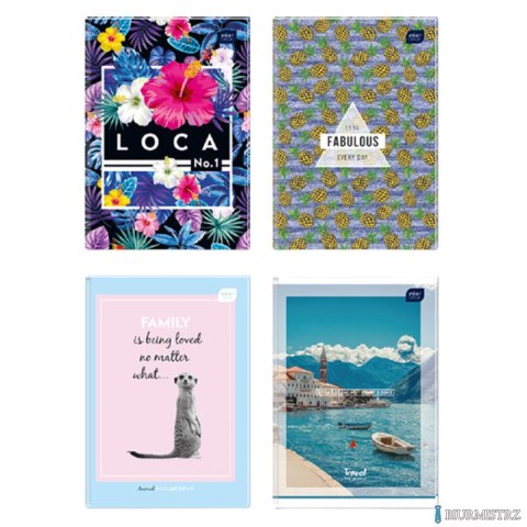 Brulion B5 160k linia twarda oprawa INTERDRUK SALE