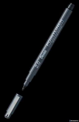 Cienkopis kalibrowany POINTLINER czarny 2 mm S20P-C20A