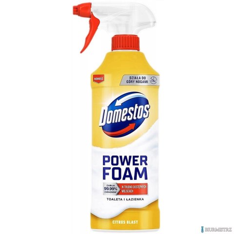 DOMESTOS Spray aktywna piana do czyszczenia łazienki 435ml CITRUS 95595