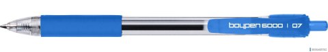 Długopis pstr.BP-6000 niebieski 443-002 RYSTOR