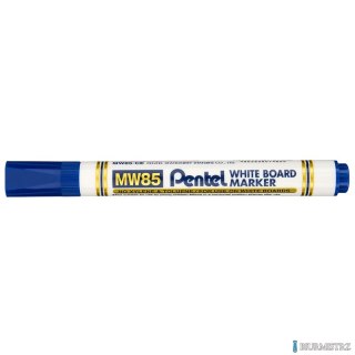 Ekonomiczny marker do białych tablic niebieski MW85-C PENTEL suchościeralny
