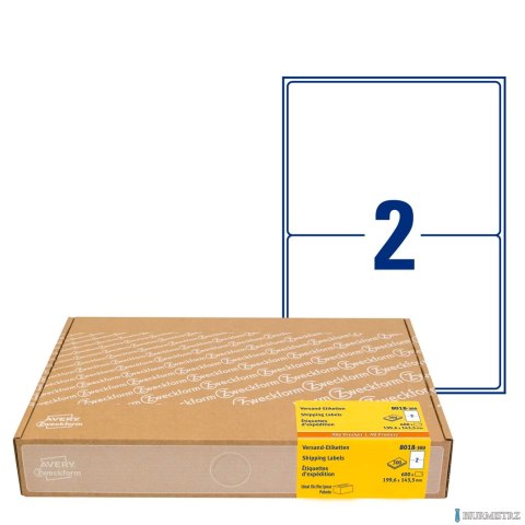 Etykiety wysyłkowe 8018-300 199,6x143,5 300 ark. Avery Zweckform