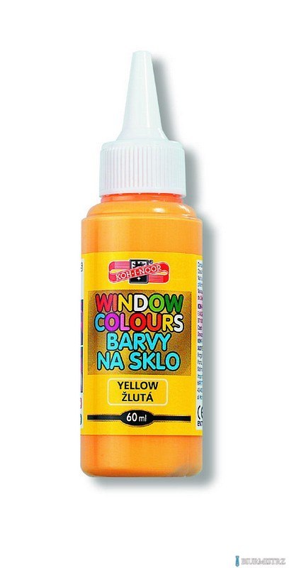 Farba witrażowa 60ml żółta 974201