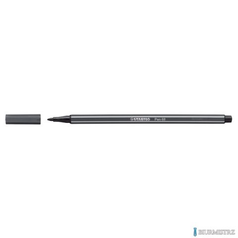 Flamaster PEN 68/95 c.szary STABILO