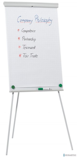 Flipchart na trójnogu , 68x105cm, tablica suchoś. -magn., typu Q-CONNECT KF10850