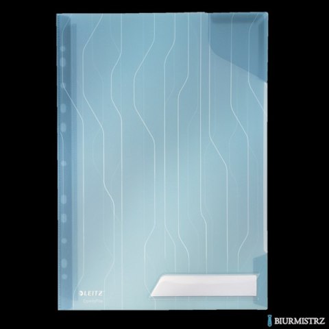 Folder Leitz Combifile, niebieski przezroczysty, folia 5 szt., 200 mic., 47260035
