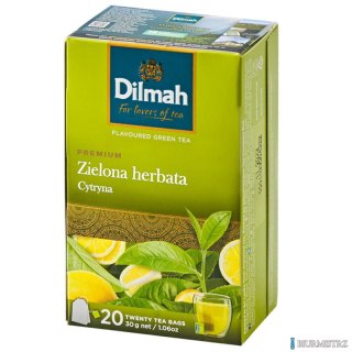 Herbata DILMAH Premium cytryna 20t zielona