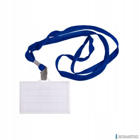 Identyfikator z niebieską taśmą 88*55 DONAU 8347001PL-10
