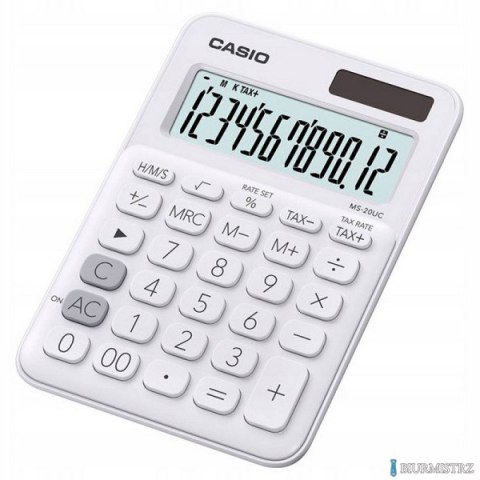 Kalkulator CASIO MS-20UC-WE BOX biały