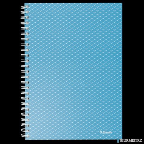 Kołonotatnik ColourBreeze A5, w kratkę, niebieski Esselte 628466