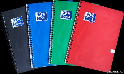 Kołozeszyt Oxford Esse 2SPI A5 80 kartek 90 g kratka 5x5 mm 400175177