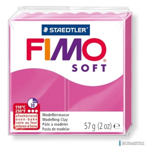 Kostka FIMO soft 57g, amarantowy, masa termoutwardzalna, Staedtler S 8020-22