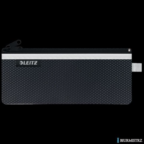 Koszulka z suwakiem z dwoma przegródkami Leitz WOW, rozmiar M, czarna 40120095