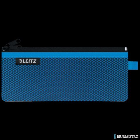 Koszulka z suwakiem z dwoma przegródkami Leitz WOW, rozmiar M, niebieska 40120036