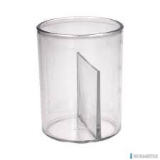 Kubek na długopisy przezroczysty HAS