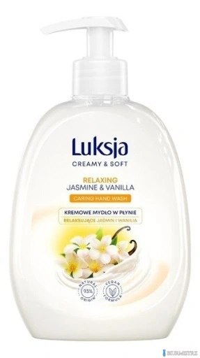 LUKSJA Mydło w płynie z dozownikiem 500 ml Jaśmin & Vanilia 8919