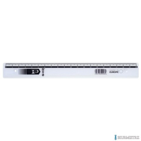 Linijka MemoBe by PRATEL 20cm transparentna ML104-00