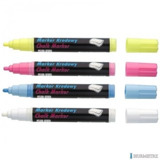 Marker kredowy, końcówka ścięta 15mm, 25g tuszu zielony TO-290 Toma